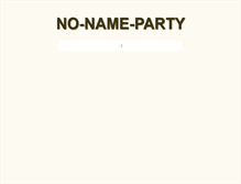 Tablet Screenshot of no-name-party.de
